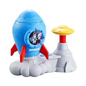 生日礼物家庭户外游戏户外活动幼儿玩具飞盘火箭发射器儿童玩具