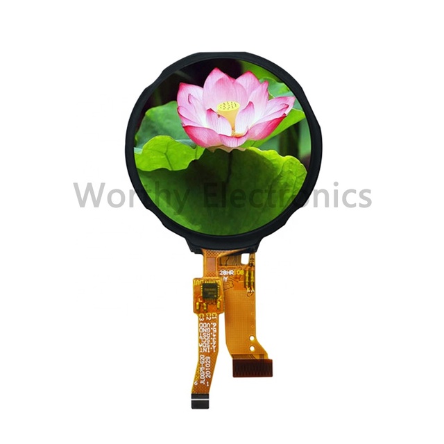 Resolution 240X240 HD IPS LCD capacitive touch screen 8bit driver chip GC9A01 1.28 inch color TFT display round screen
