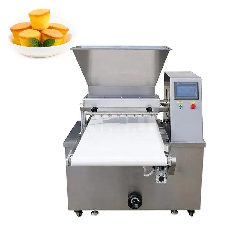 Multi-function automatic industrial cupcake machine line swiss roll cake making machine with best quality