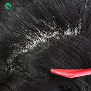 Tupé Económico para <span class=keywords><strong>Hombre</strong></span>, <span class=keywords><strong>Cabello</strong></span> Humano de 5 Pulgadas, Q6, Peluca de <span class=keywords><strong>Cabello</strong></span> Masculino con Encaje y PU, Prótesis Capilar India - Product Image 5