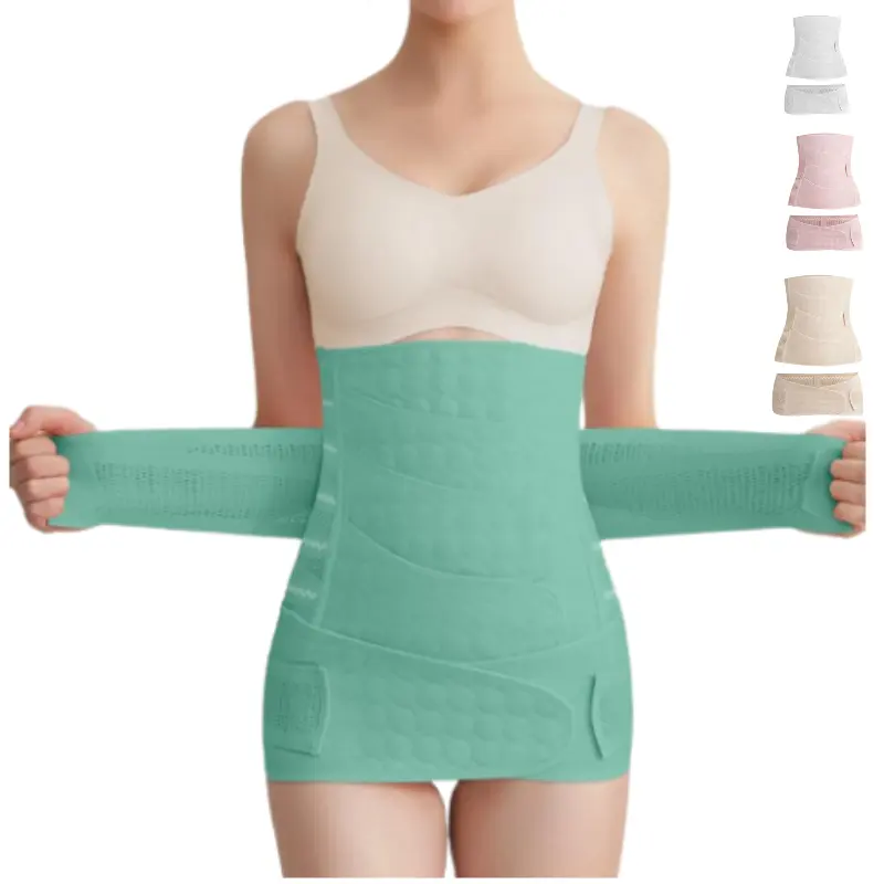 Nuovo arrivo elastico in vita cintura dopo il parto fascia di compressione fascia di pancia dopo il parto supporto legante addominale