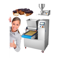 Sunlianzn Machine automatique multifonctionnelle pour le remplissage de crème et l'extrusion de biscuits, idéale pour les éclairs, choux et pâtisseries (farine, lait, eau)