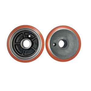 Roue de charge en polyuréthane 285x100-40mm, roue à roulement de rechange pour usage intensif, capacité 5000kg pour entrepôt - Product Image 4