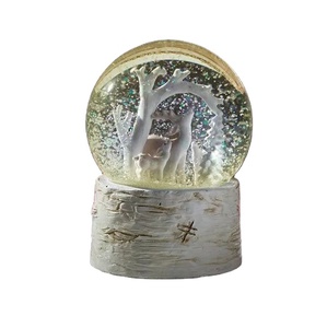 Globo <span class=keywords><strong>de</strong></span> Nieve Navideño con Reno, Decoración Profesional Personalizada <span class=keywords><strong>de</strong></span> Resina Transparente para <span class=keywords><strong>el</strong></span> Hogar, con Luces LED y Música - Product Image 1
