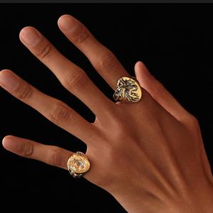 Bague Chevalière Personnalisée avec Gravure, Bijou Cadeau pour Hommes et Femmes, Fournisseur de Bagues Artisanales, Vente en Gros Usine - Product Image 5