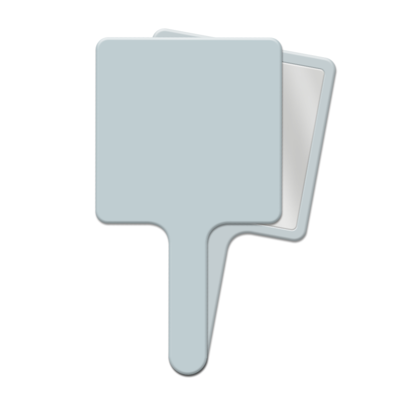 กระจกแต่งหน้าผีเสื้อสีดำ