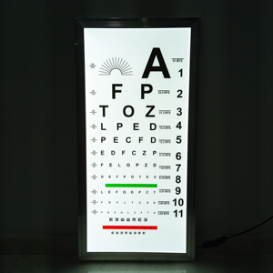 للبيع بالجملة معدات طبية لفحص البصر للأطفال نظام اختبار رؤية العين مع إضاءة ليد لمخطط قياس الرؤية البصرية لمسافة - Product Image 1