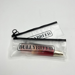 Sacs d'emballage en PVC givré avec fermeture éclair pour bijoux (colliers, boucles d'oreilles) et rangement, personnalisables avec logo, en EVA et PVC, petits pochettes Ziplcok en plastique - Product Image 1