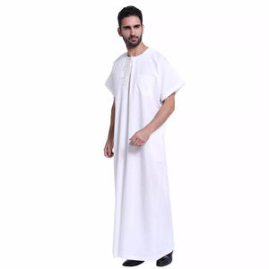 Di lusso caldo abito Abaya TH801 per gli uomini di lino di seta di cotone vestaglia per le signore tradizionali musulmani accessori taglie S-XXXL per - Product Image 2