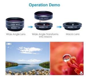 เลนส์มาโคร CPL Fisheye มุมกว้าง,สำหรับโทรศัพท์มือถือกล้องโทรทรรศน์5 In 1ออกแบบใหม่ได้ตามต้องการปี<span class=keywords><strong>2022</strong></span> - Product Image 2
