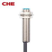 LJ12A3-4-Z/BY M12 PNP NO DC6-36V 3 Kabel Sensor Saklar Kedekatan Induktif Deteksi Logam Jarak Deteksi Ganda Panjang Tipe Flush