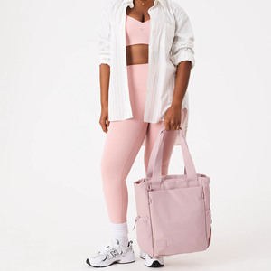 Qetesh Nylon <span class=keywords><strong>Tote</strong></span> túi công suất lớn tùy chỉnh màu sắc và logo túi xách với hai túi trượt cho mỗi cuộc sống hàng ngày - Product Image 2