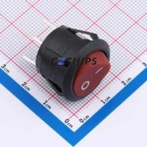 RT-S02-127-R4NBR Rocker Switch Through hole Component (THT),P=7mm Switch 20.2mm 21.1mm Concave Bend Without - Product Image 1