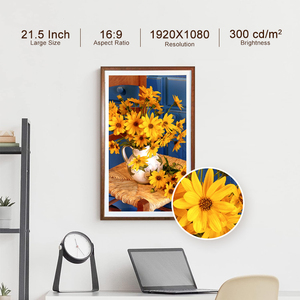 21.5 32 55 <span class=keywords><strong>65</strong></span> inch Bán Led hiển thị đầy đủ HD 720/1080P Trung Quốc video phương tiện truyền thông Máy nghe nhạc quảng cáo kỹ thuật số khung ảnh gỗ - Product Image 3