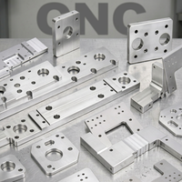 Plaque de montage de précision sur mesure pour équipement d'automatisation, plaque de connexion pour dispositif, composant en aluminium usiné CNC anodisé