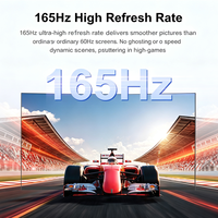 Moniteur LED incurvé personnalisé pour joueurs, 27 à 32 pouces, 2K, 4K, 5K, 165 Hz, 240 Hz, écran d'ordinateur LCD pour joueurs