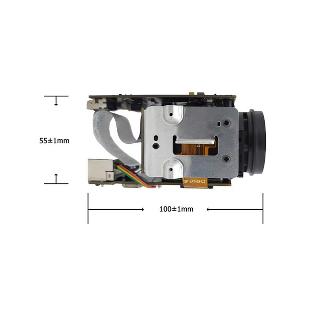 Customizable 12MP IMX415 CMOS Mini Camera Module Night Vision H.264 High Resolution 30fps 10X Digital Zoom Pipe Inspection Block