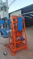 Foreuse rotative hydraulique portable de 100 m de profondeur, neuve, pour forage de puits d'eau, avec pompe à démarrage électrique