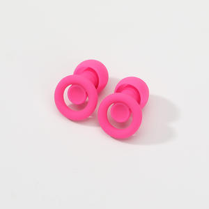 7 أنماط من سدادات أذن النوم من السيليكون الوردي القابلة للطي استبدال سدادات إلغاء الضوضاء مع عزل الصوت - Product Image 2