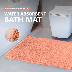<span class=keywords><strong>Tappeto</strong></span> da <span class=keywords><strong>Bagno</strong></span> Moderno a Pelo Lungo in Tinta Unita, Tappetino Antiscivolo <span class=keywords><strong>Lavabile</strong></span> in Microfibra ad Alta Densità per <span class=keywords><strong>Bagno</strong></span> di Casa - Product Image 6