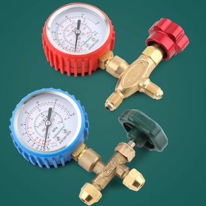 Manómetro Métrico Hongsen HS-488, Válvula para Evaporador, Refrigerador/Aire Acondicionado, Detección de Fugas, Llenado de <span class=keywords><strong>Refrigerante</strong></span>, Tres Vías - Product Image 1