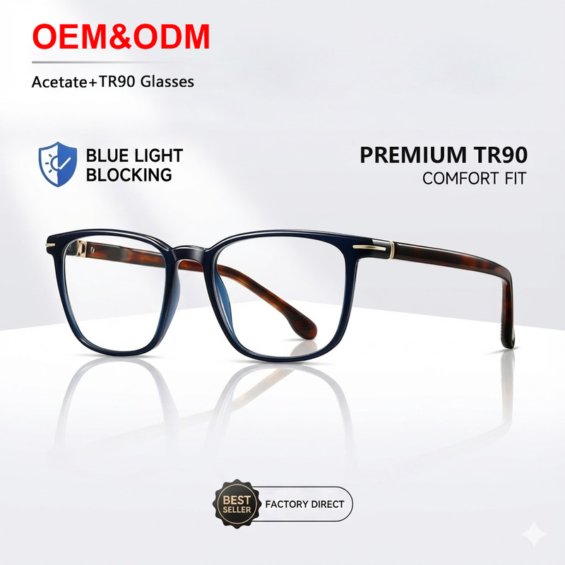 OEM Eyewear Factory Fashion Square Optical