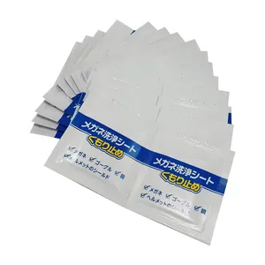 Factory Direct Supply 100PCS/Box Anti-Fog Disposable Optical Lens Cleaning Wipes