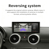 Reproductor de Video para Auto Android 14 de 10.25 Pulgadas con Pantalla Dividida, Cámara de Reversa DSP, Navegación GPS Integrada, Soporte para Tablero para Audi A1/A3/Q3