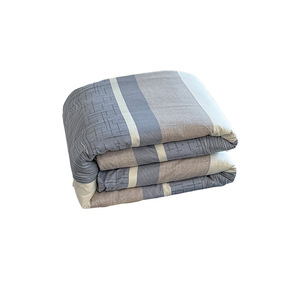 Parure de lit pour dortoir universitaire 1,2 m en pur coton lavé, ensemble trois pièces infroissable, housse de couette simple et drap-housse - Product Image 5