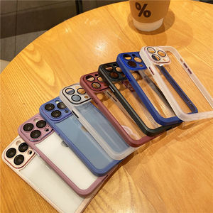 Custodia per telefono placcato metallo duro Tpu Pc di lusso per <span class=keywords><strong>iphone</strong></span> 11 12 13, per <span class=keywords><strong>iphone</strong></span> 13 custodia paraurti in metallo - Product Image 2