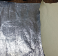 Tissu aramide enduit de feuille d'aluminium