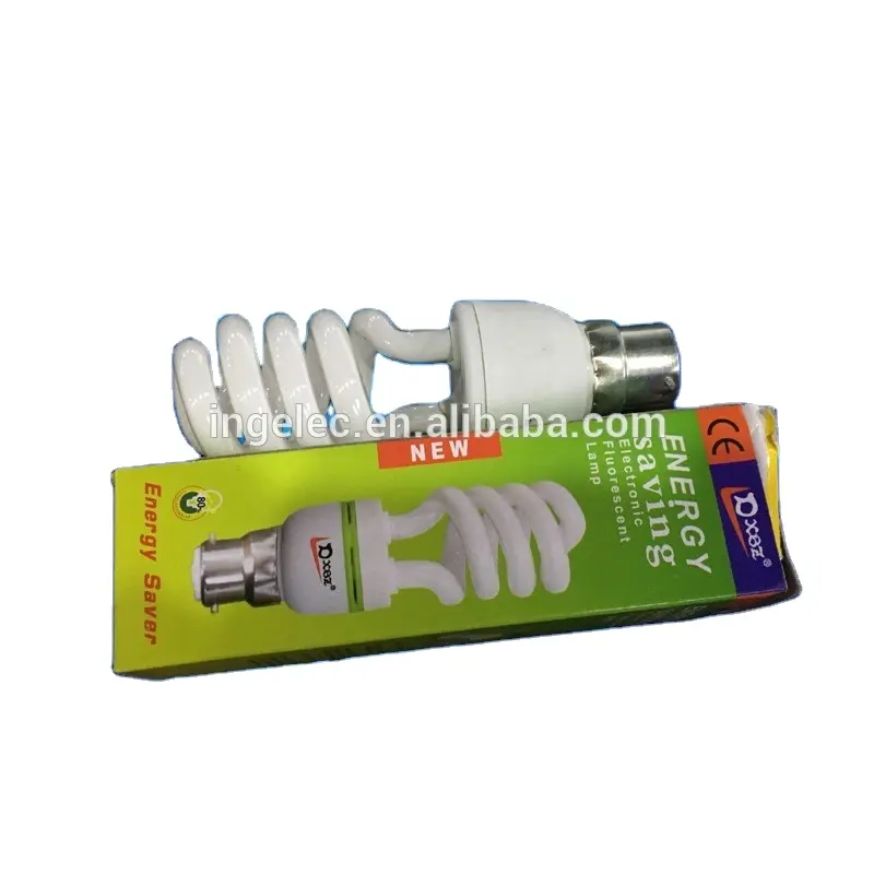 Pemasok Cina Harga Pabrik CE Disetujui Spiral Penuh 2U dan Spiral Cfl Bola Lampu Hemat Energi Hemat Energi 2u Bola