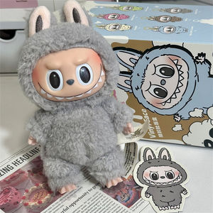 Labubus Originales Popmart los monstruos emocionante Macaron juguetes de peluche cajas misteriosas Labubu muñeca <span class=keywords><strong>Anime</strong></span> figuras de acción - Product Image 5