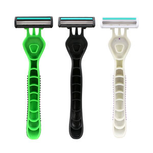 Paquete de 10 Maquinillas de Afeitar Desechables con Triple Hoja de Acero Inoxidable, Cabezal Pivotante y Tira Lubricante - Product Image 6