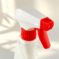 Pulvérisateur à gâchette en plastique 28/400 28/410, double couvercle, grand levier, pistolet à mousse dense non coulante