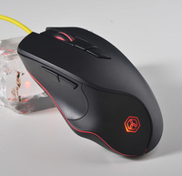 Mouse Gaming Mekanik RGB Berkabel untuk Tangan Kanan, Pelacakan Jari Optik, 6DPI Dapat Disesuaikan, USB, Bersertifikasi ROHS