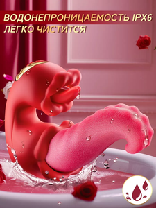 LOVE.3 en 1 Vibromasseur 10 modes de léchage de langue, Vibromasseur de léchage buccal, Stimulateur clitoridien par succion, Stimulateur du point G, Jouet sexuel pour femme - Product Image 5