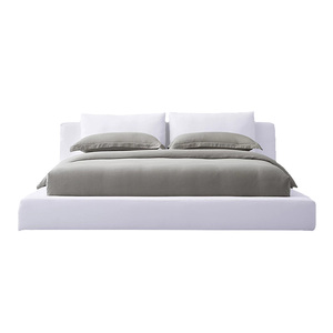 Cama con Base Tapizada de Diseño Moderno, Estilo Americano, Lujosa y Cómoda, de Sassanid Living, Productos Más Populares - Product Image 1
