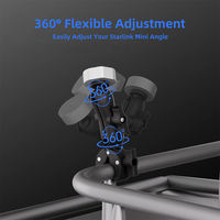 Support de fixation réglable pour antenne Starlink Mini V4, adaptateur complet pour routeur de tuyau, support étanche pour voiture et camping-car