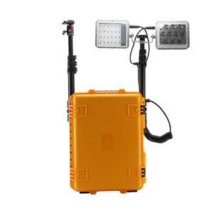 Портативная телескопическая мачта светодиодная Мобильная аварийно-спасательная поисковая башня перезаряжаемая IP65 RGB для садового ландшафта DC - Product Image 3