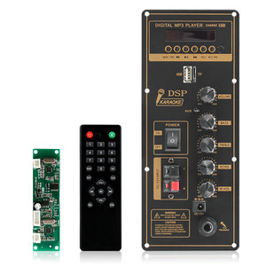 Vire 2*15W treble bass Echo khuếch đại hội đồng quản trị Xe đẩy loa không dây cho MP3/WAV Máy nghe nhạc mô-đun với 88:88 LED hiển thị - Product Image 1