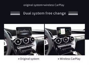 Boîte Carplay Ai 2025 HOT Carabc Ntg 4.5 pour <span class=keywords><strong>voiture</strong></span> avec prise <span class=keywords><strong>en</strong></span> charge IOS12 et installation facile pour Mercedes Benz Classe C 1994-2016 - Product Image 4