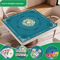 Tapis de jeu de Mahjong Funky Trade Square 2-3mm, tapis écologique antidérapant en caoutchouc, vente en gros, e-commerce transfrontalier, OEM