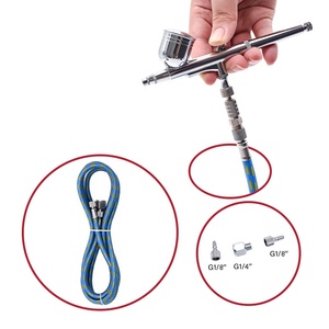 Dual-Hành Động Trọng Lực Thức Ăn <span class=keywords><strong>Airbrush</strong></span> Kit Với Vương Miện Vòi Phun Đa Mục Đích Đồng Không Khí Bàn Chải Bộ Cho Móng Tay Nghệ Thuật Bánh Sơn - Product Image 2