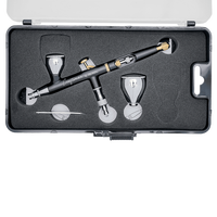 Aérographe miniature électrique professionnel portable de qualité supérieure, personnalisable avec une étiquette privée, pour aliments, voitures, chaussures