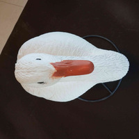 Décoy de chasse au canard en plastique PE durable et léger, silhouette de canard gris flottant, pour la neige, le Canada, vente en gros, utilisable comme mannequin flottant