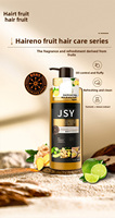 Set Sampo & Kondisioner Lemon Jahe Bebas Silikon OEM 550ml Anti-Ketombe Pengontrol Minyak Menutrisi Menambah Volume Grosir