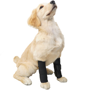 Attelle de genou noire pour chiens seniors, protection du coude, bandage post-opératoire anti-léchage - Product Image 5