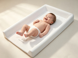 Matelas à langer durable et facile à nettoyer avec rembourrage en mousse pour bébés et tout-petits, idéal pour la maison et la crèche - Product Image 4