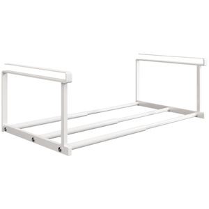 Home Storage Rack Tiered Extendable Bottom Mount Slipper Rack Multi Purpose No Drill Kitchen Bathroom Organization Shelf Divider - Product Image 2